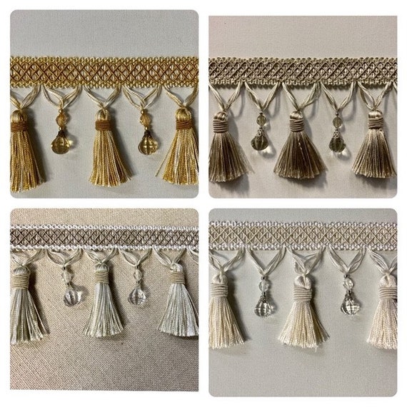 4.25 Tassel Fringe Trim Collage 1/2 TF-69 Upholstery /drapery