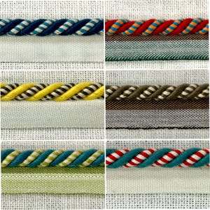 Roselace Twisted Cord Edge 100% Cotton Collection CE-3 8 Variations Interior Design / Home Furnishing / Upholstery / Per yard