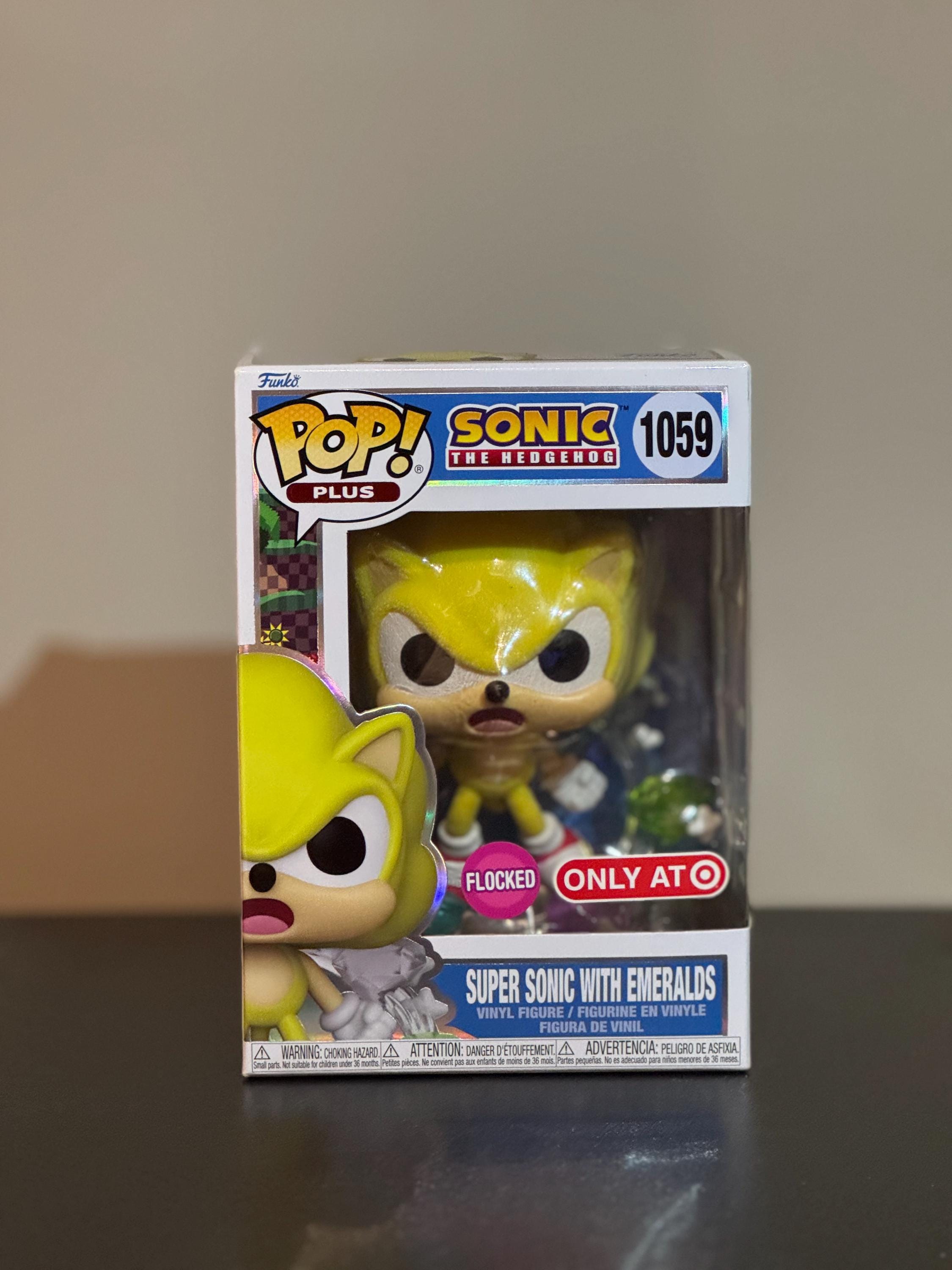 Sonic Merch Funko Pop! Plus: Sonic - Super Sonic With Emeralds - Sonic Sonic Merch Funko Pop! Plus: Sonic - Super Sonic With Emeralds - Sonic