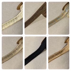 Brush Fringe Trim 1.75&quot; Width BRF-1 Collage Upholstery / Drapery / Interior Design 6 variations