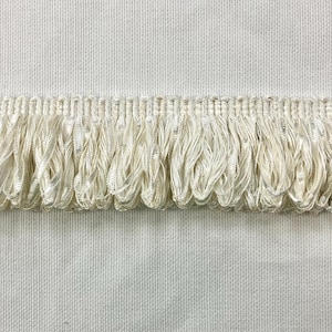 Creamy White Thick Loop Fringe Trim 2" Width LPF-2/1-2 Upholstery / Drapery / Interior Design / Home Furnishing