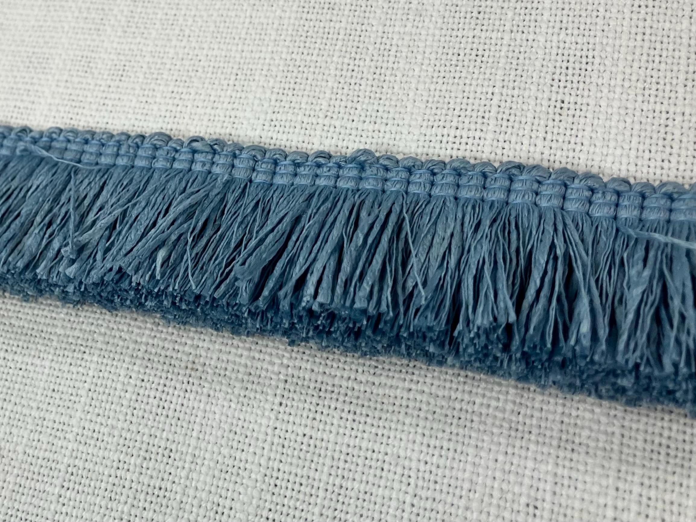 Roselace Faux Silk Raffia Double Thick Brush Fringe 1.5
