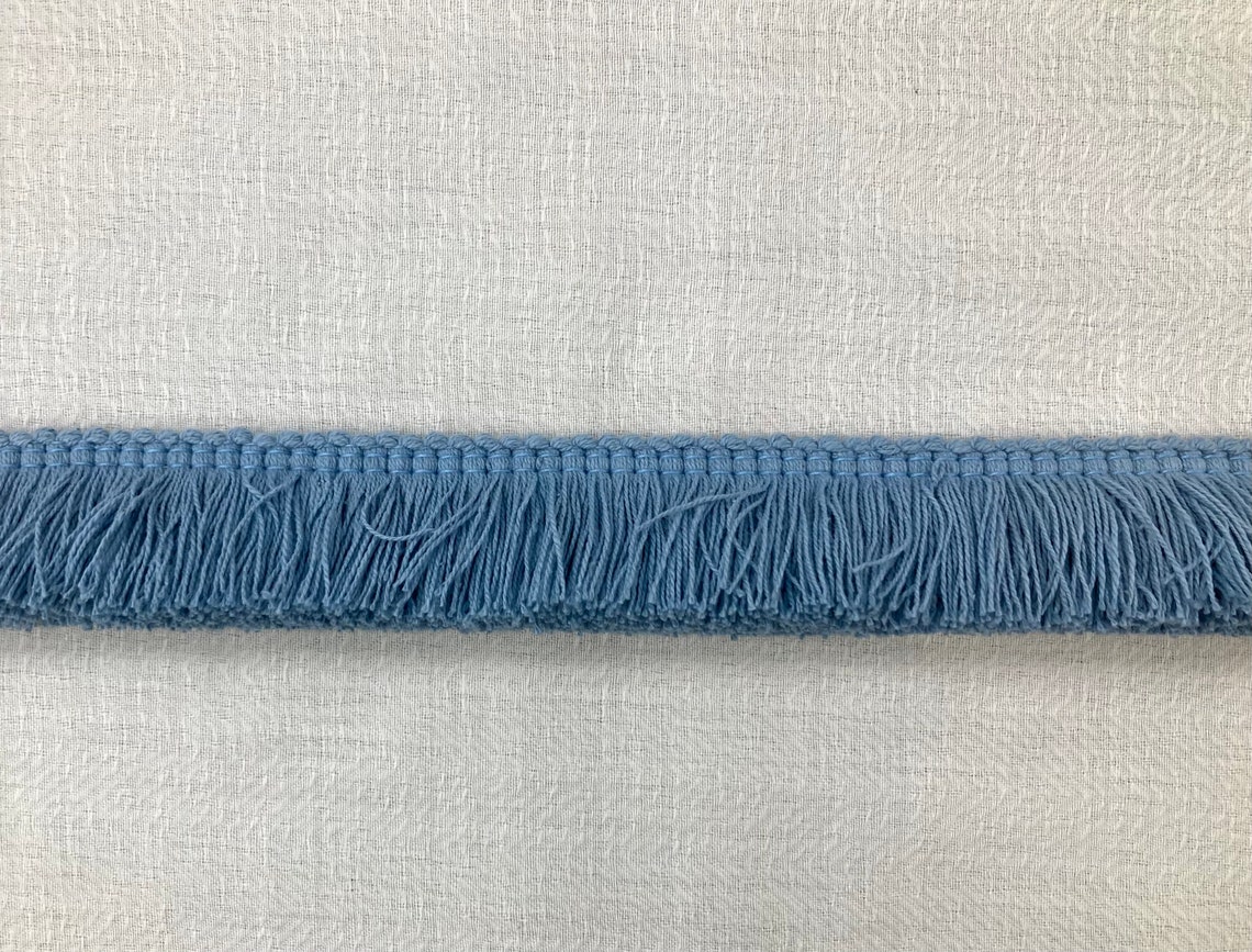 Double Thickness 100% Linen Brush Fringe 1 3/8” Width Trim Roselace BRF ...