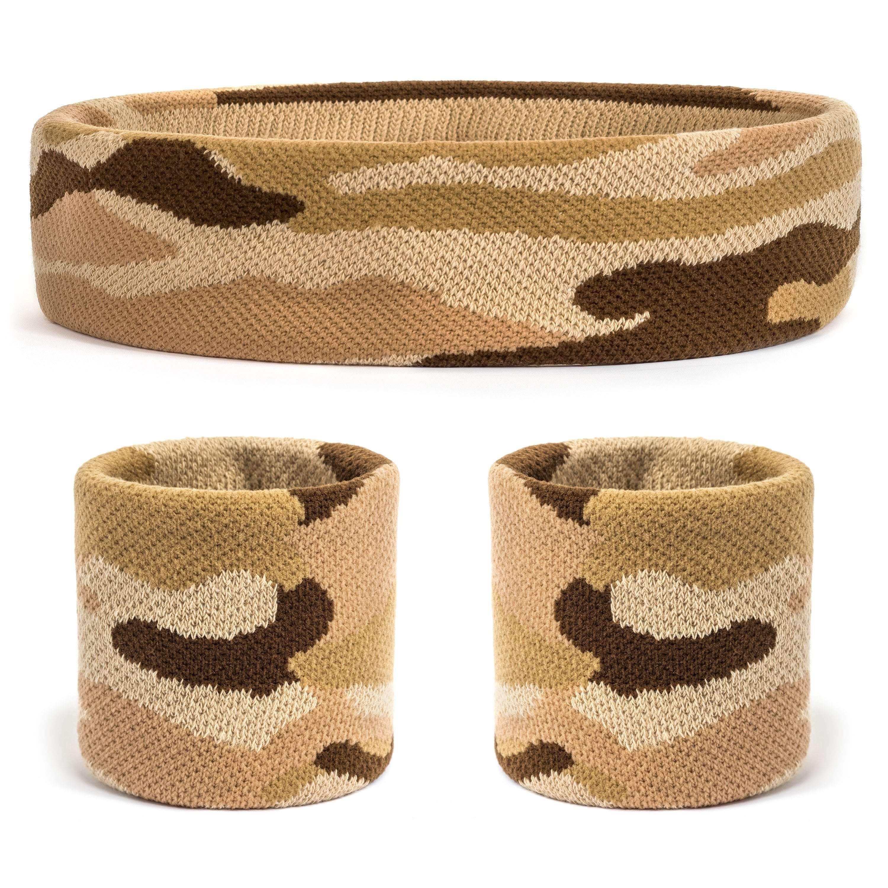 Suddora Camo Headband/wrist Band Set Camouflage Sweatbands Etsy