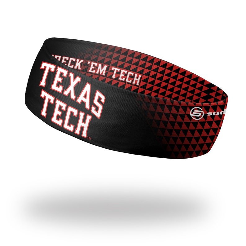 Football Baseball Texas Tech University 2.25 Reversible Headband - College Basketball and Game Day Texas Tech Red Raiders