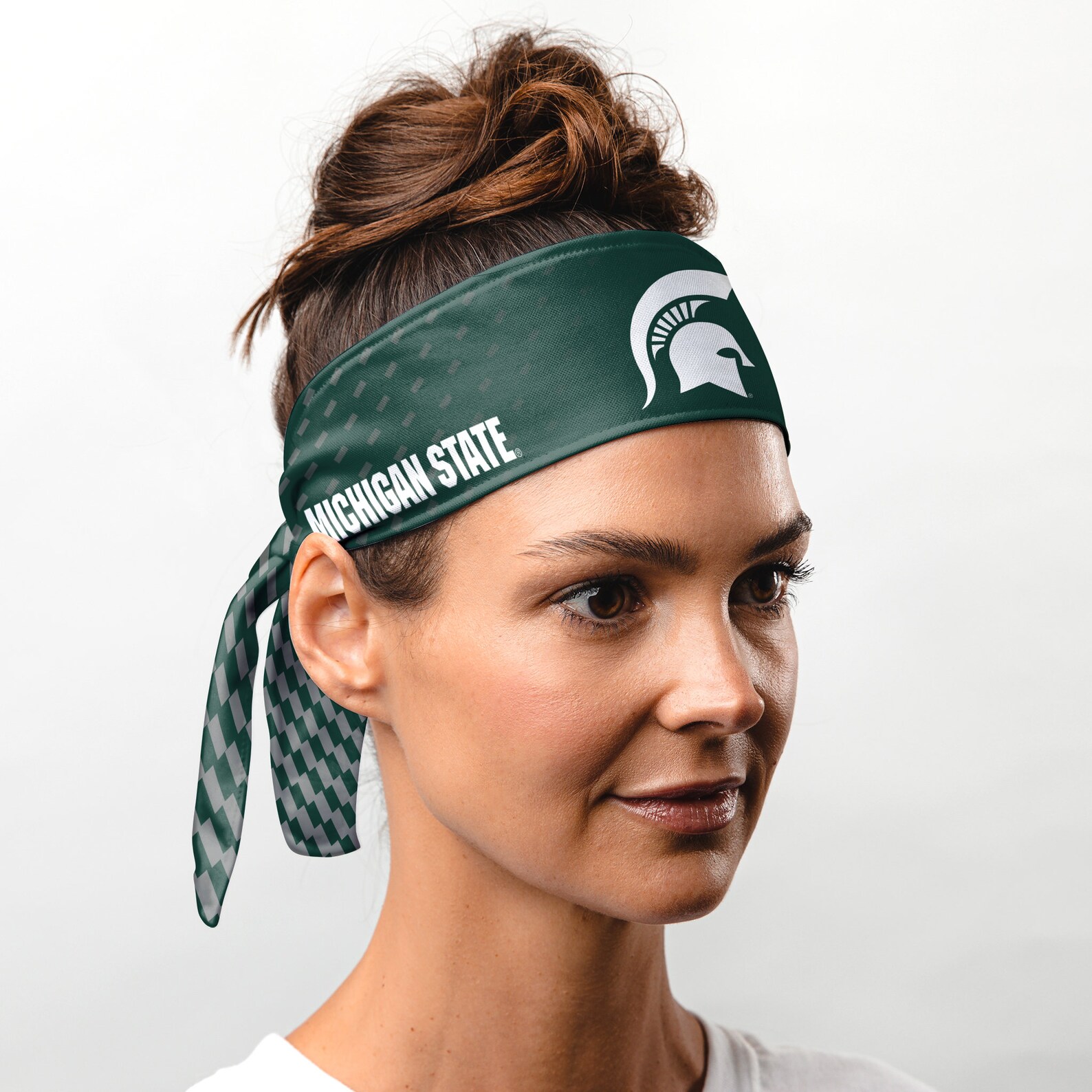 Michigan State University Tie Headband Michigan State Etsy