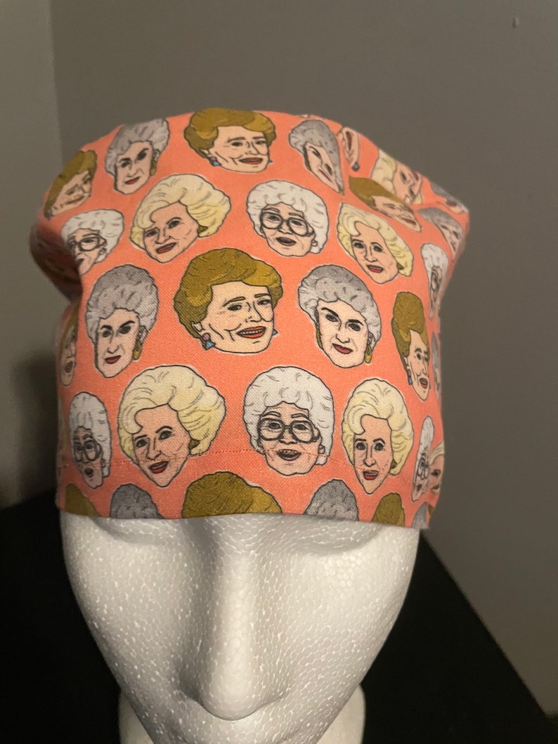 Golden Ladies Scrub or Chemo Hat
