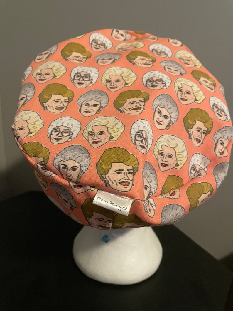 Golden Ladies Scrub or Chemo Hat