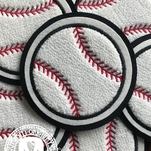 Chenille Varsity Baseball Patches / In-Stock / Ready to Ship / MADE in USA