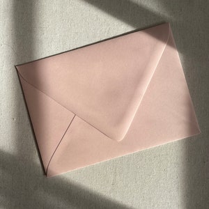 Enveloppes Cipria, Enveloppes roses, Enveloppes vierges, Enveloppe de faire-part rose, Enveloppes de mariage Cipria, Enveloppe A7