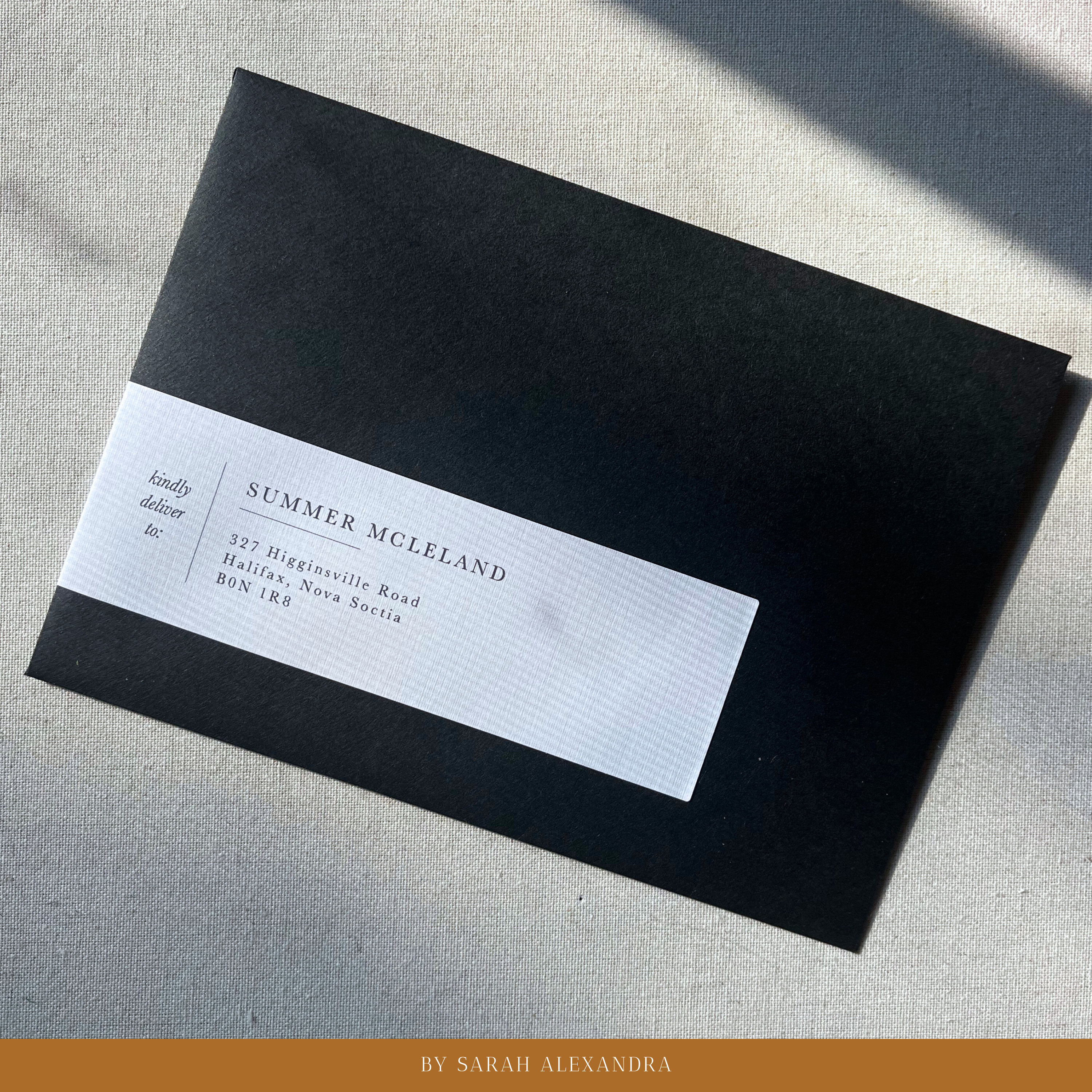 Printed Wraparound Address Labels: Modern A7 Envelope Stickers - Etsy