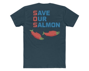 Save Our Salmon T-Shirt - Front & Back from Mural Design