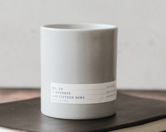 No. 10 A Hundred and Fifteen Rows Scented Candle