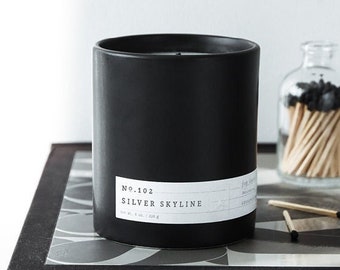 No. 102 Silver Skyline Scented Candle