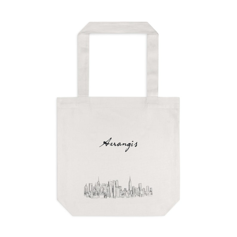 City Skyline Everyday Cotton Tote image 2