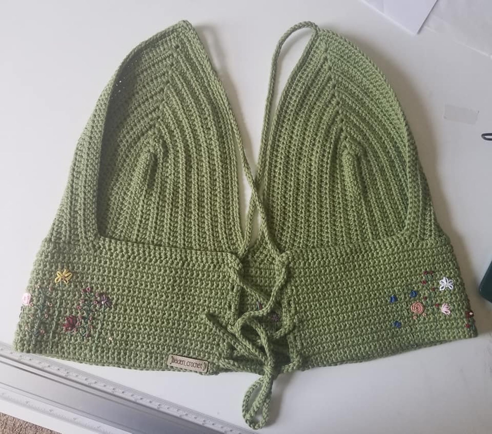Custom Made Crochet Cottagecore Top - Etsy