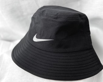 Black Nike Logo Bucket Hat Inspired 