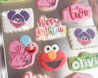 Sesame Street Birthday Cookies