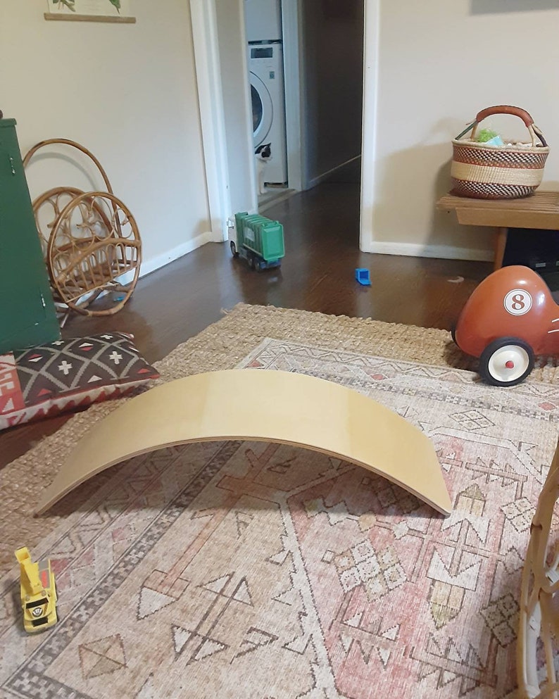 XL Wild Board balance board by Wilder Wood Studio. Waldorf Etsy
