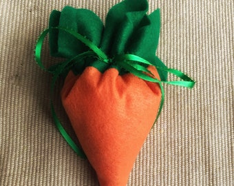 Sac cadeau de carotte de Pâques moyen, remplisseur de panier de Pâques, sac de friandises pour enfants, sac de bonbons de Pâques, sac de carottes, lapin Peter, sac cadeau unique pour tout-petits