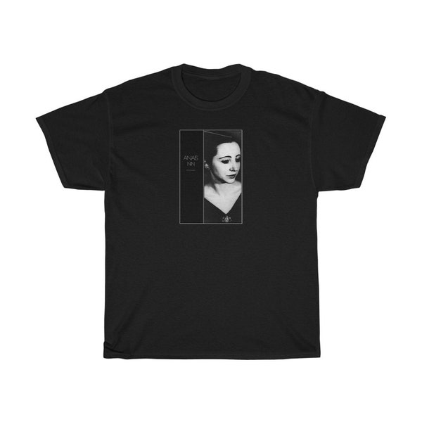 Anais Nin T-shirt. Anaïs Nin. Delta of Venus. Henry Miller. French Literature