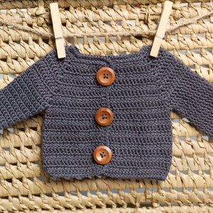 Pdf Crochet Gilet Bebe Et Enfant Au Point Etoile Patron En Etsy