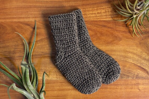 Pdf Crochet 0 1 Mois Chaussettes Vegetales Etirables Pour Etsy