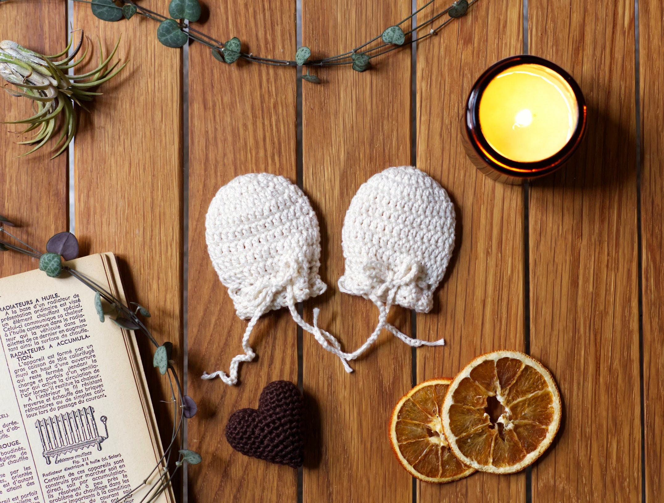 Pdf Crochet Moufles Nouveau Ne Vegetales Patron En Francais Etsy