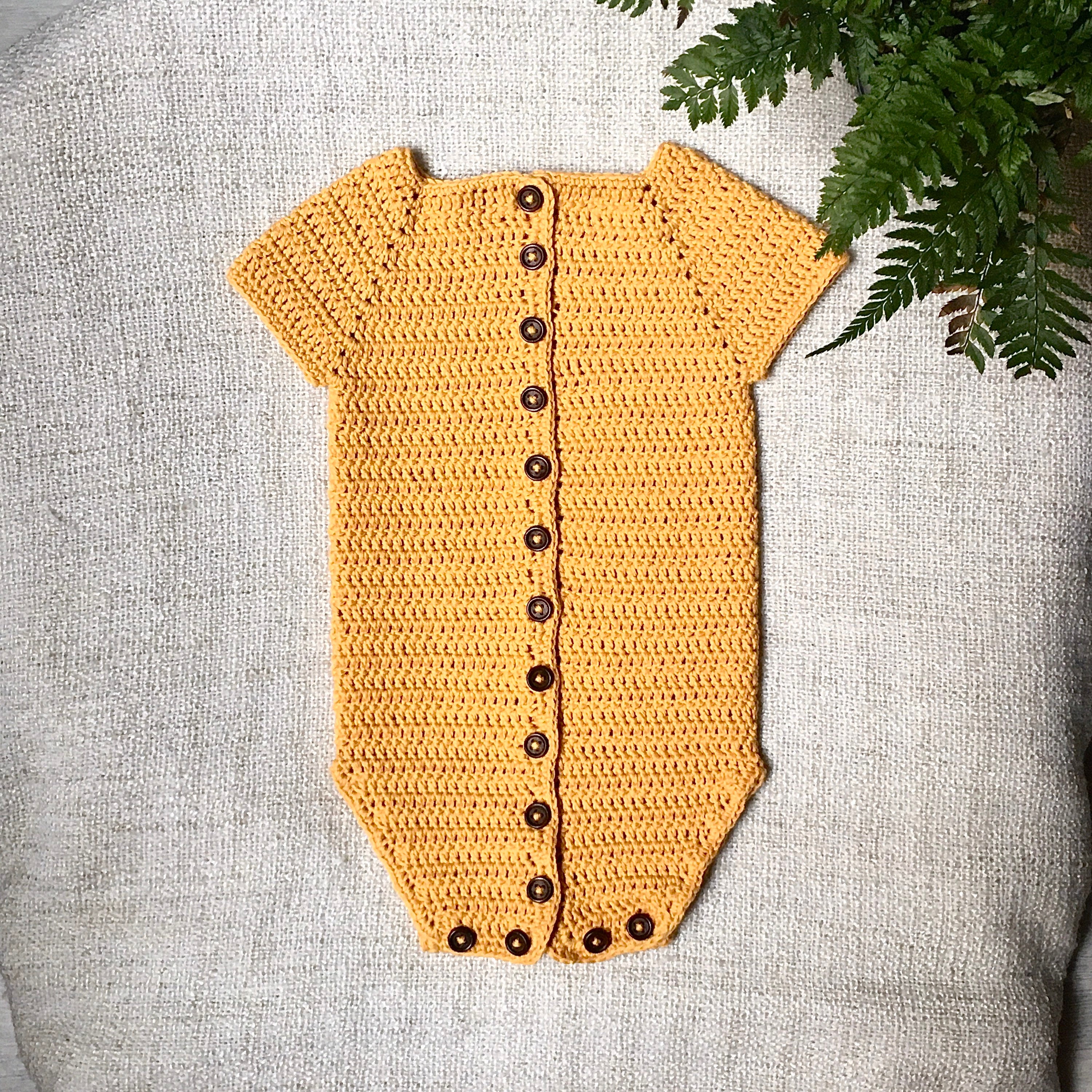 Pdf Crochet Body Bebe En Coton Body 3 6 Mois Patron En Etsy India