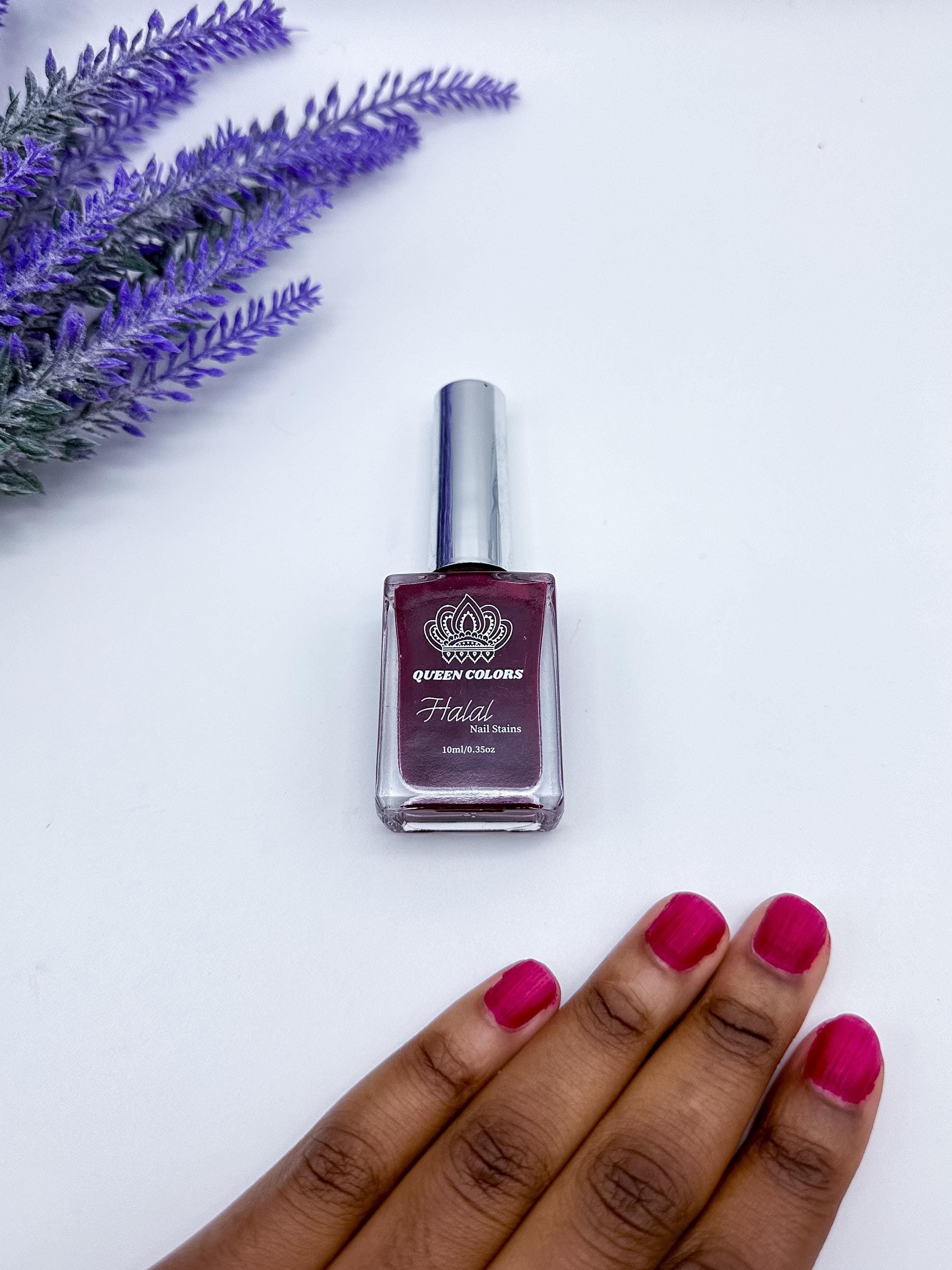 Queen Nail Henna | Pink Rose | Water Permeable Nail Stain | Henna