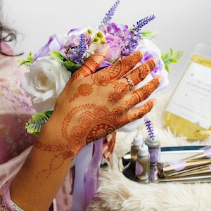 Organic Lush Henna Cones | Rich Red Henna Stain | Fresh, Natural & Made To Order | Henna Tattoo | Mehndi image 6
