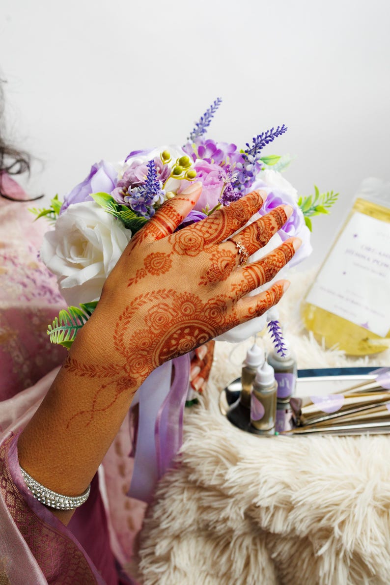 Organic Lush Henna Cones | Rich Red Henna Stain | Fresh, Natural & Made To Order | Henna Tattoo | Mehndi image 6