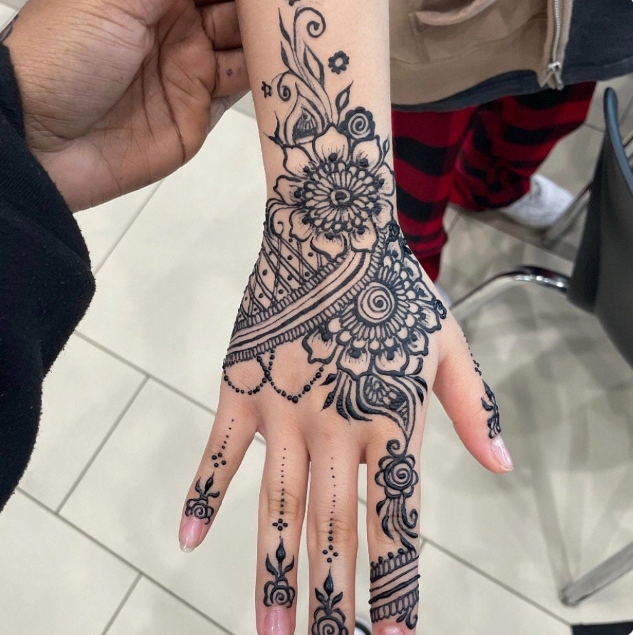 6 Jagua 4 Henna Cone Pack | Rich Red Henna Stain | Fresh, Natural