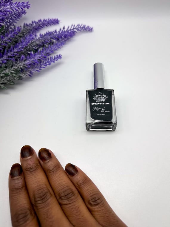Queen Nail Henna | Choco Brown | Water Permeable Nail Stain