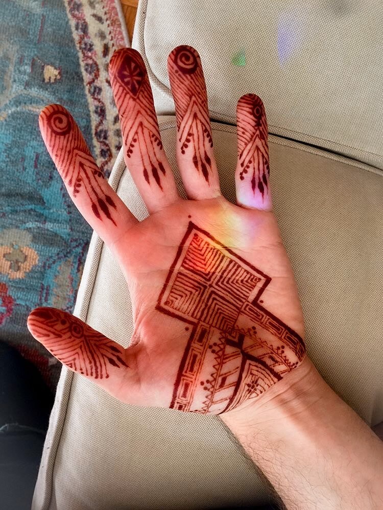 QUEENS HENNA QUEENS RED 3パック 3 Henna Cone Pack | Rich Red Henna Stain | Fresh, Natural