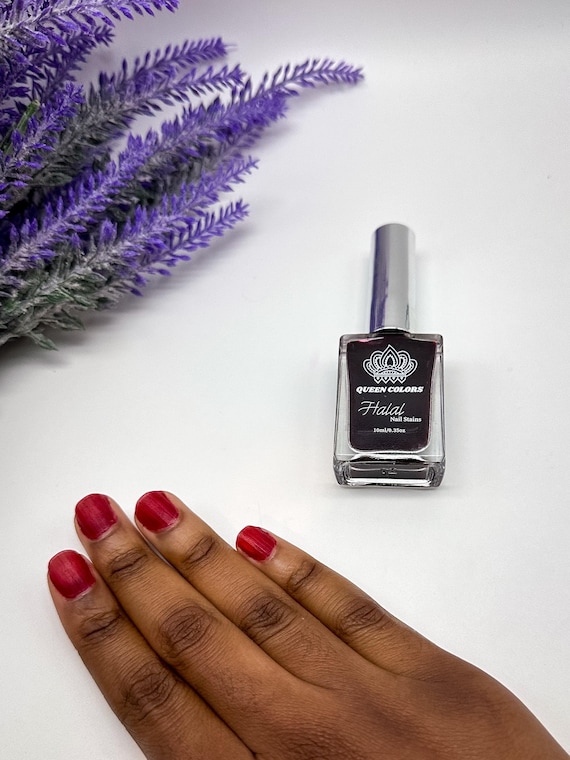 Queen Nail Henna | Red Cherry | Water Permeable Nail Stain | Henna