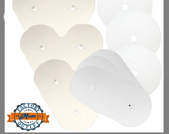 3 Pack Homecoming Mum Backers - Round-Heart Oval - 4"- 6" - 8"