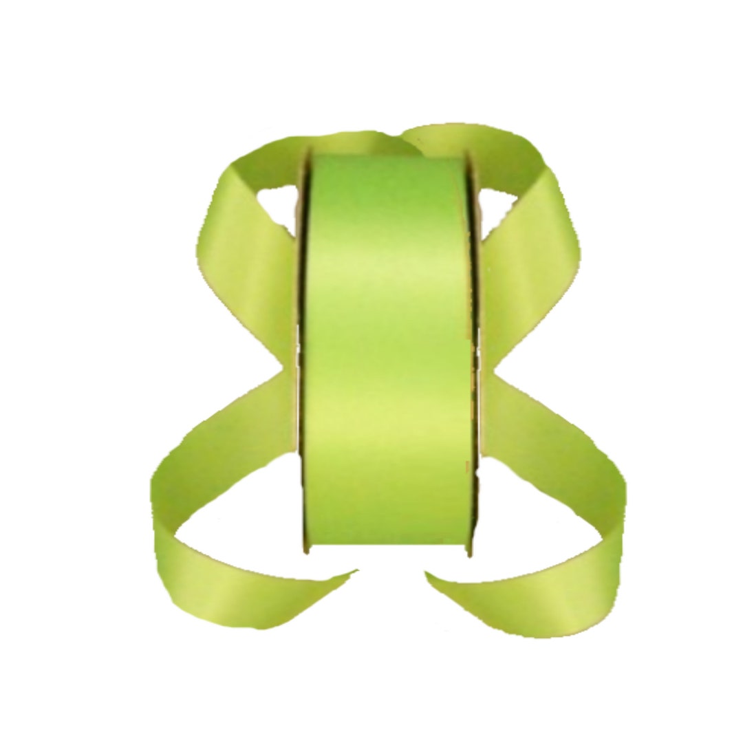 Neon Green Acetate/lustre Ribbon - Multiple Sizes - Etsy
