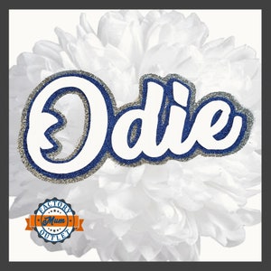 Name for Homecoming Mum - Glitter Decal - Cut Out