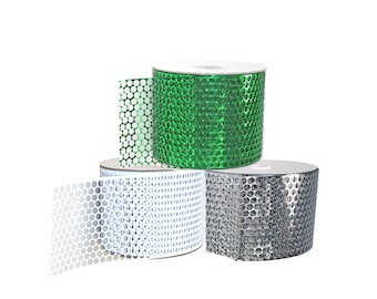 Honeycomb Ribbon 50 Yard Roll - Assorted Colors - Punchinello - Homecoming Mums - Christmas Ribbon