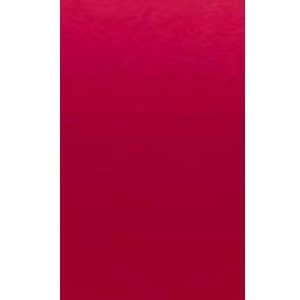 Pu&ograve; includere: Un campione di tessuto rosso cremisi solido. Il tessuto ha una trama liscia e uniforme.