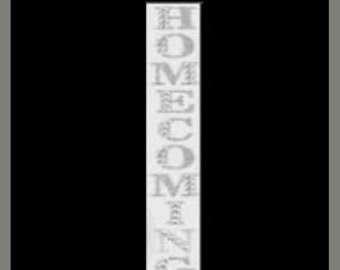 2" LARGE Homecoming Stickers - Rhinestone - 1 Strip