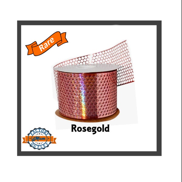 Rosegold Honeycomb Ribbon 3 1/4 - Punchinello - Homecoming Mums