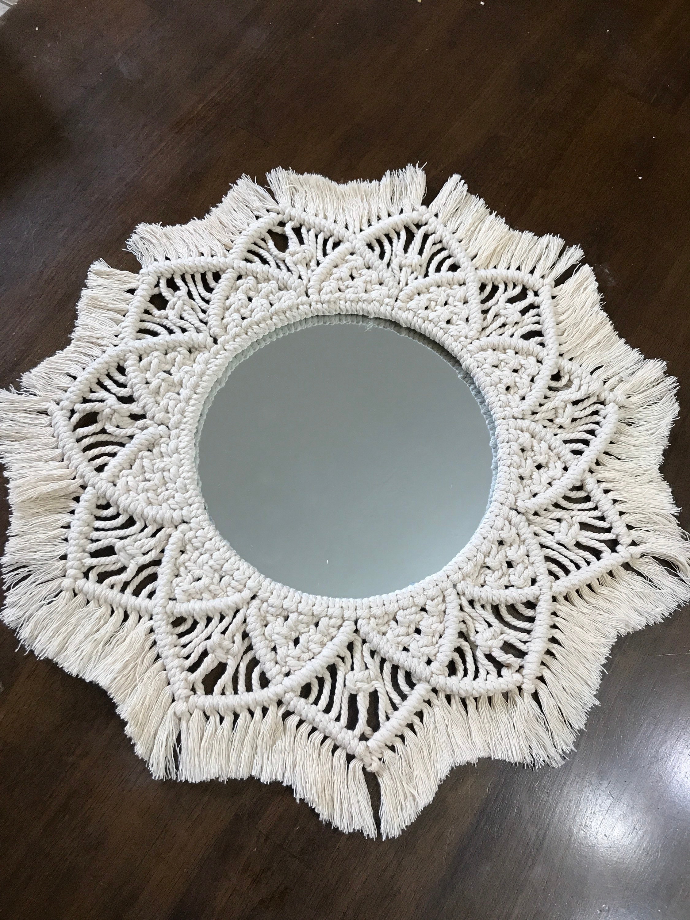 Macrame Mirror Etsy