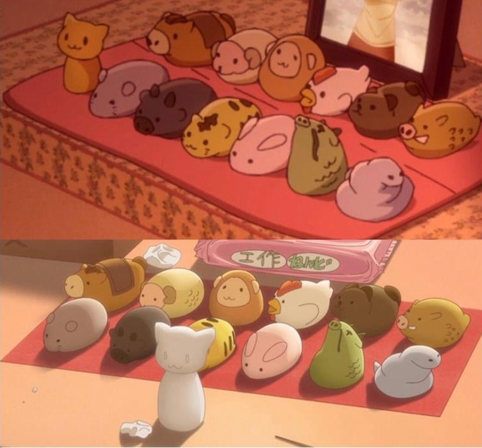 Fruits Basket Clay Zodiac Figurines Etsy