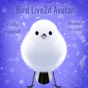 Avatar de Bird Live2D/Vtube: ¡completamente manipulado!