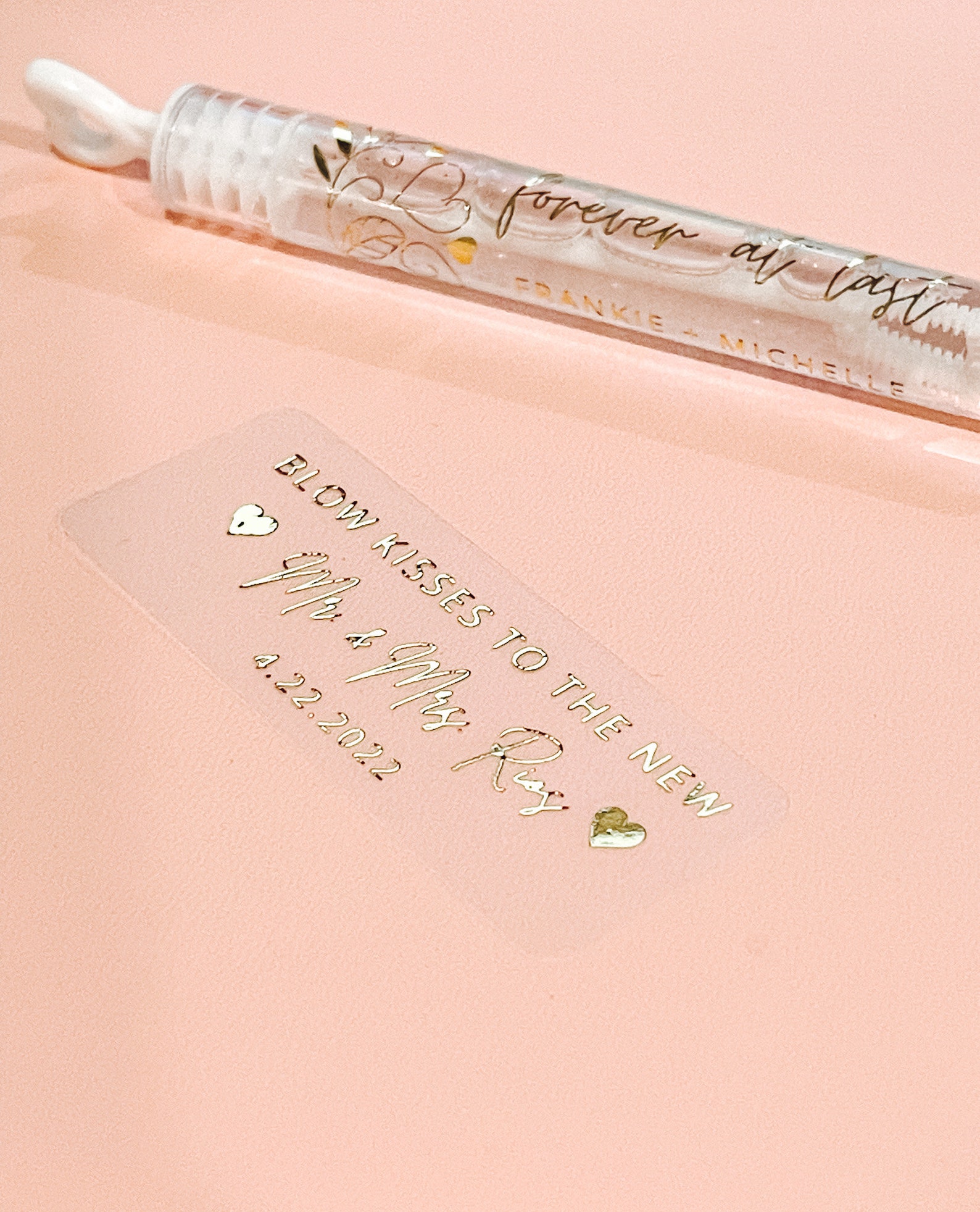 30 Personalized Bubble Labels Custom Wedding Bubble Wand Etsy