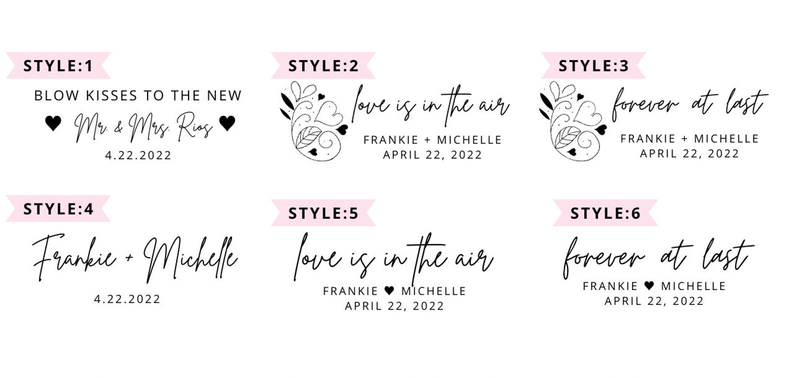 30 Personalized Bubble Labels Custom Wedding Bubble Wand Etsy