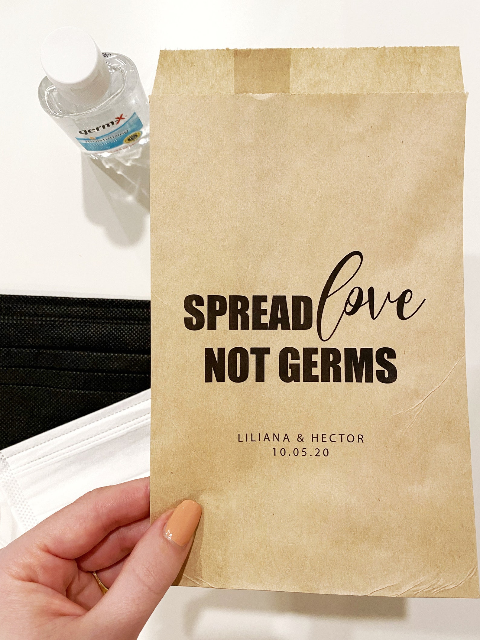 Personalized Face Mask Bags Wedding Guest Face Mask BAG Etsy