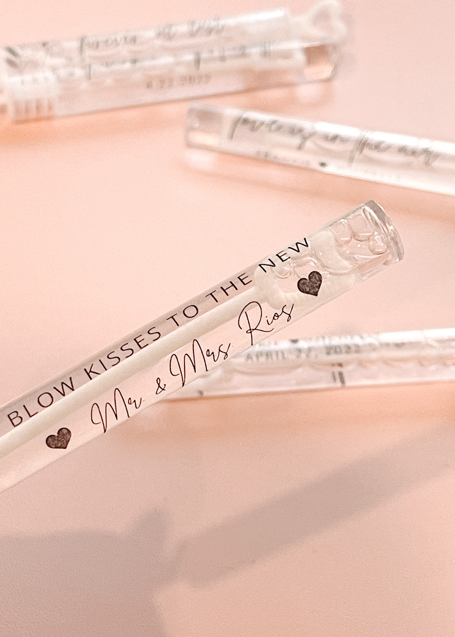 30 Personalized Bubble Labels Custom Wedding Bubble Wand Etsy